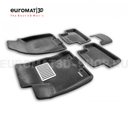 Текстильные 3D Коврики Euromat3D Lux cалон для Nissan X-Trail (T31) (2007-2014) № EM3D-003721G Серые Текстильные 3D Коврики Euromat3D Lux cалон для Nissan X-Trail (T31) (2007-2014) № EM3D-003721G Серые