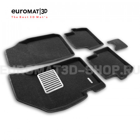 Текстильные 3D коврики Euromat3D Lux в салон для Chevrolet Spark (2009-2016) № EM3D-001508 Текстильные 3D коврики Euromat3D Lux в салон для Chevrolet Spark (2009-2016) № EM3D-001508
