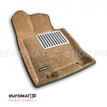 Текстильные 3D коврики Euromat3D Lux в салон для Kia Mohave (2021-) № EM3D-002906R Коричневые Текстильные 3D коврики Euromat3D Lux в салон для Kia Mohave (2021-) № EM3D-002906R Коричневые