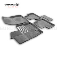 Текстильные 3D коврики Euromat3D Lux в салон для Toyota Rav 4 (2026-) (XA60) № EM3D-005114G Серые Текстильные 3D коврики Euromat3D Lux в салон для Toyota Rav 4 (2026-) (XA60) № EM3D-005114G Серые
